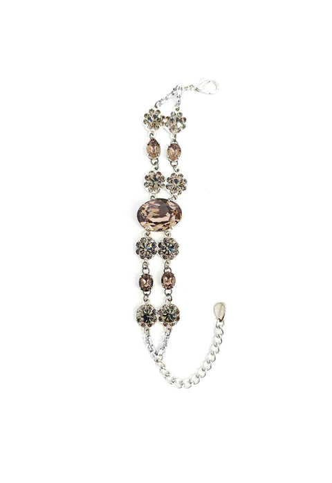 Pulseira Encanto exclusivo prata com pedras black diamond