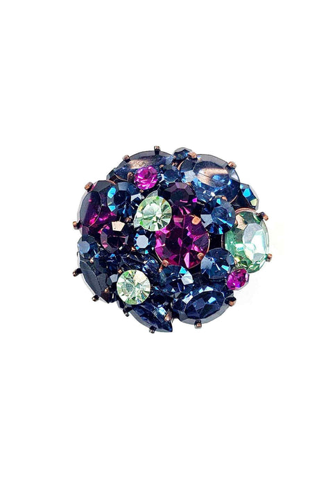Anel Ester vintage com pedras candy colors