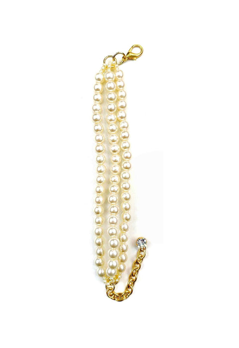 Pulseira Elizabete com mix de perolas