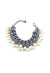 Pulseira Adina de perolas com elos grafites