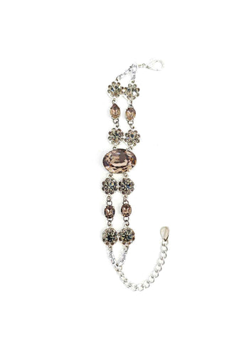 Pulseira Encanto exclusivo prata com pedras black diamond