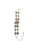 Pulseira Encanto exclusivo prata com pedras black diamond
