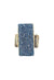 Anel Intenso blue ouro velho com pedras azuis