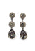 Brinco Adeline com pedras black diamond luxo