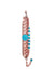 Pulseira Atalia vitnage com pingente e pedras blue zircon