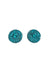 Brinco Atalia redondo com pedras blue zircon