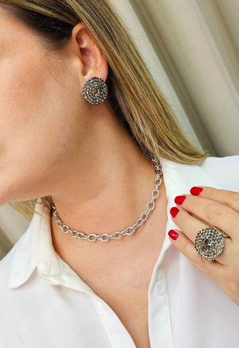 Colar Choker sienna silver