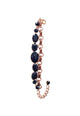 Pulseira Gerusa luxo com pedras pretas