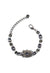 Pulseira Adeline com pedras black diamond banhada no onix