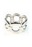 Bracelete Café de Roma silver de metal prata