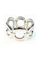 Bracelete Café de Roma silver de metal prata