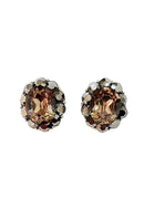 Brinco Respeito com pedras black e hematite