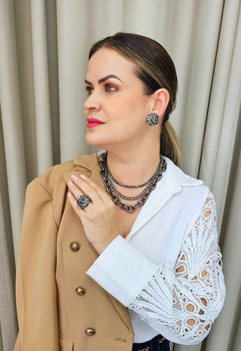 Colar choker Sienna onix