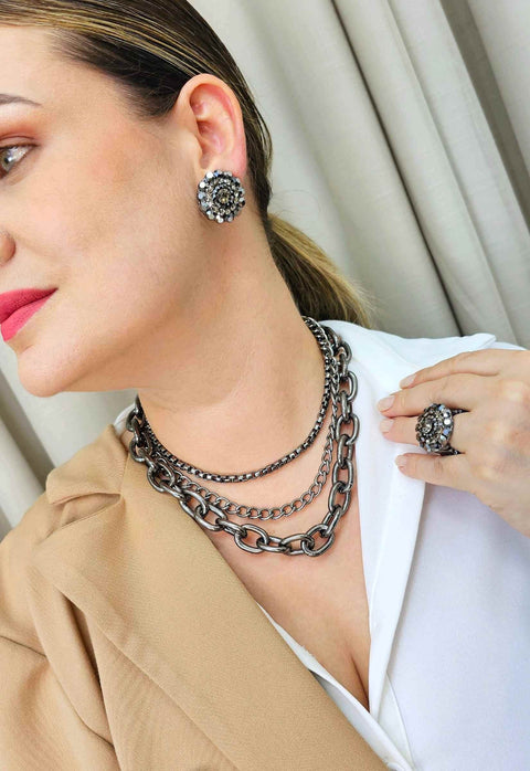 Colar choker Sienna onix