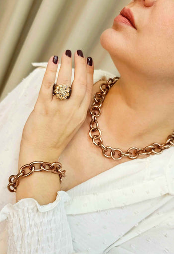 Colar Dimitri de elos vintage