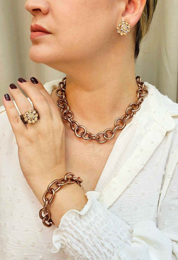 Colar Dimitri de elos vintage