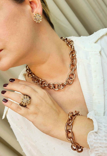 Colar Dimitri de elos vintage