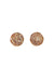 Brinco Telma redondo com pedras light peach