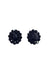 Brinco Lorenza black com pedras pretas banhado no grafite