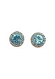 Brinco Vick azul claro banhado no vintage