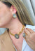Choker Aurélia gold com pedra oval Opal e Black Diamond