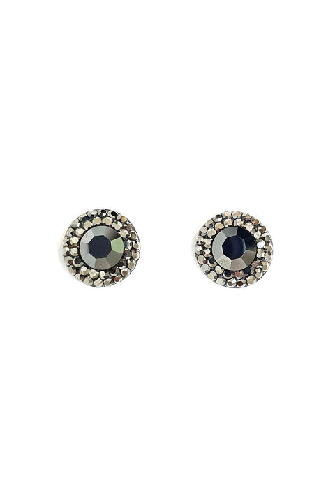 Brinco Vick nil hematite banhado no grafite