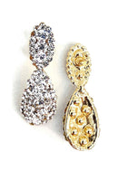 BRINCO FESTA DOURADO COM PEDRAS CRISTAIS