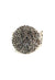 Anel Lumina silver redondo com pedras black diamond