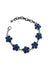 Pulseira Anastasia com pedras azul montana