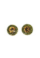 Brinco Vick lussuria verde e dourado