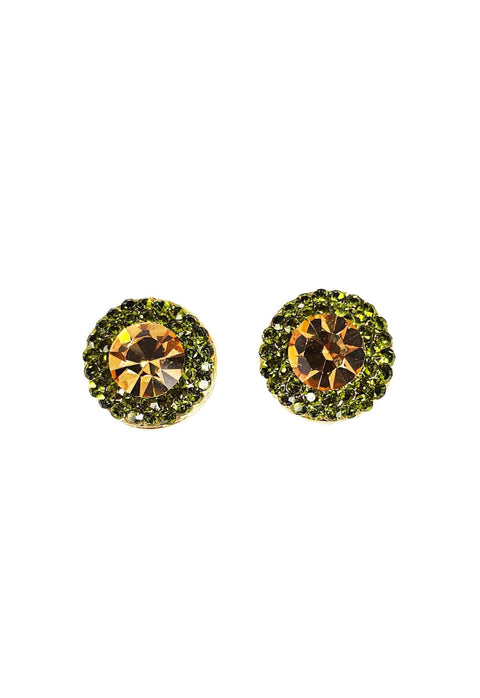 Brinco Vick lussuria verde e dourado