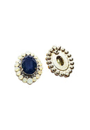 Brinco Aconchegar azul e opal