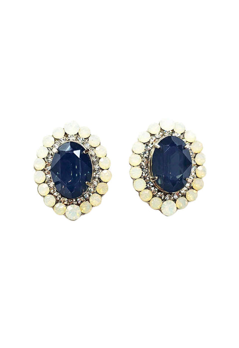 Brinco Aconchegar azul e opal