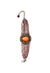 Pulseira Carmen glam vintage com pingente marrom e laranja