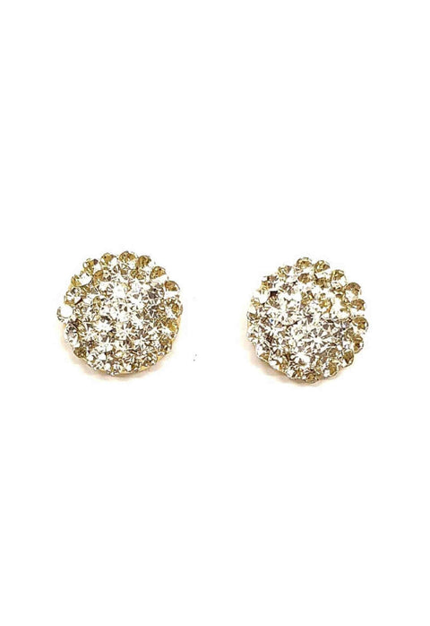 Brinco Suzy cristal banhado no dourado