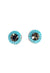 Brinco Vick dominance azul banhado no vintage
