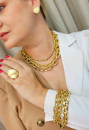 Colar choker Sienna gold
