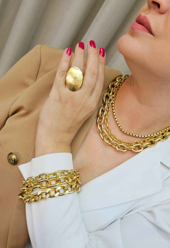 Colar choker Sienna gold