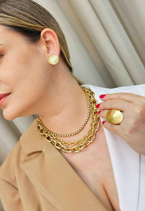 Colar choker Sienna gold