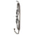 Pulseira Vivi de correntes onix e strass hematite