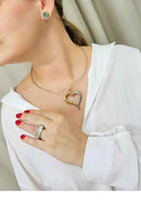 Anel Royale silver de metal luxo