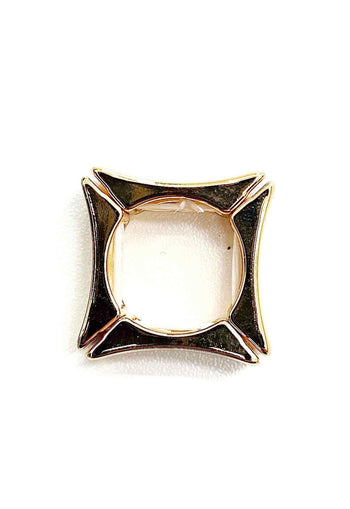 Anel Royale gold de metal luxo