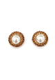 Brinco Vick Frida vintage com perolas