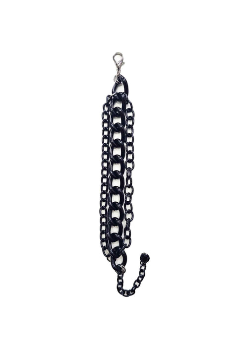 Pulseira Ebano preta de correntaria
