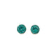 Brinco Vick blue zircon banhado no vintage