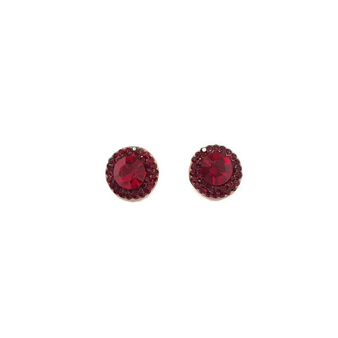 Brinco Vick vermelho banhado no vintage