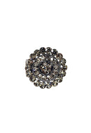 Anel Calista com pedras black diamond