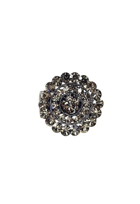 Anel Calista com pedras black diamond