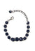 Pulseira Dandara classic de pedras pretas banhada no onix