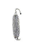 Pulseira Constantine silver com mix de correntes pratas